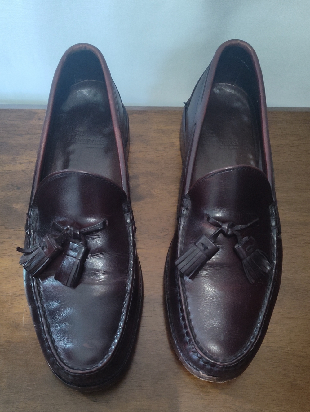 Allen Edmonds Men's Tassel Loafers in Dark Burgundy